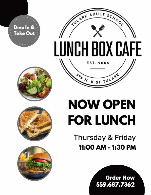 Lunch Box Cafe flyer